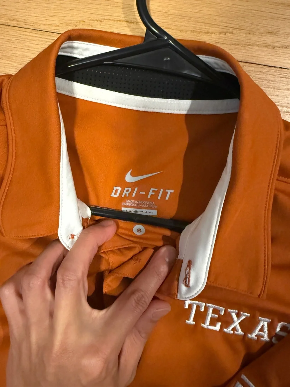 Nike Dri-FIT Texas Short-Sleeve Polo - Burnt Orange Elite